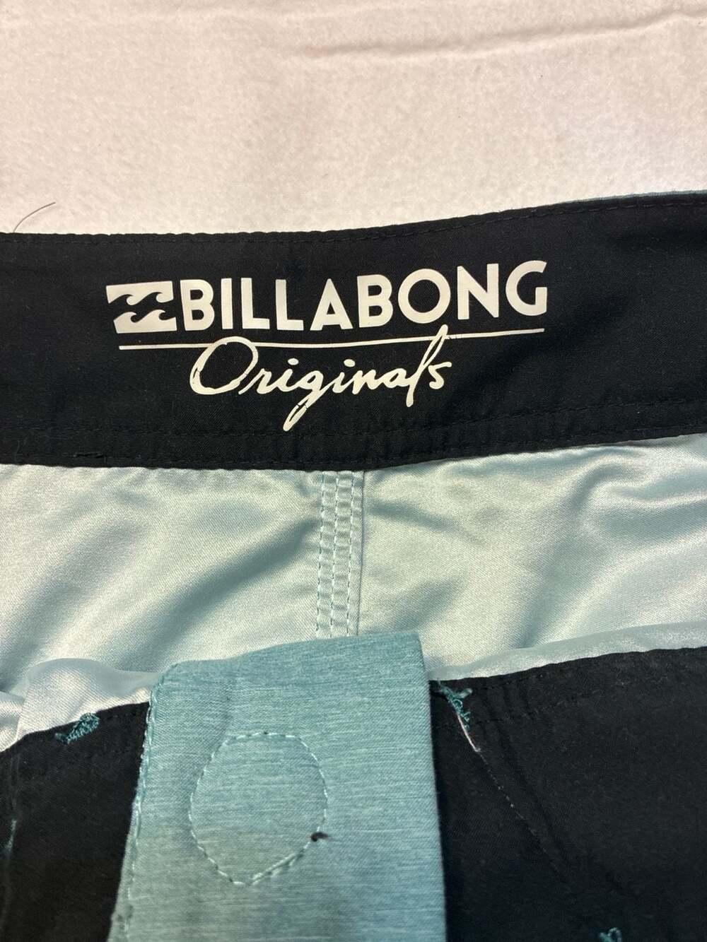 Billabong Originals Men's Board Shorts Teal Size 31 - Picture 9 of 14